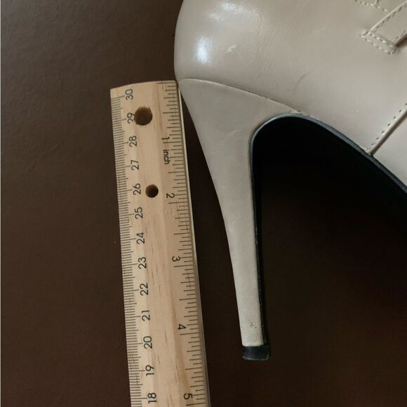 Nine‎ West Beige Leather boots - Picture 12 of 12